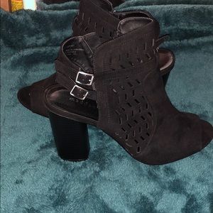 Madden Girl Open Toe Booties